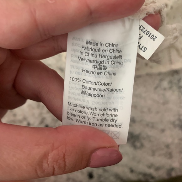 MADEWELL EYELET MOCKNECK RUFFLE TOP - Picture 9 of 10